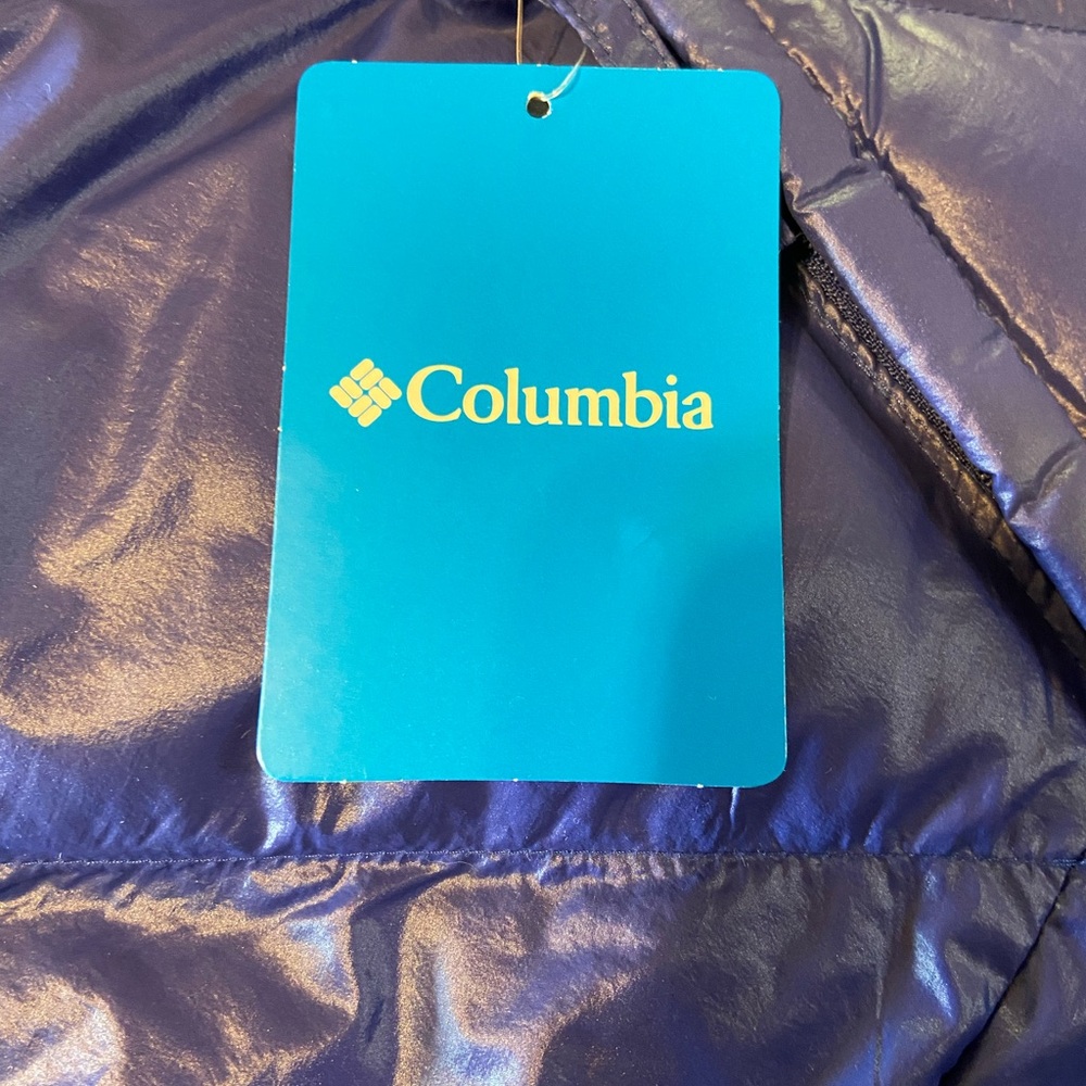 NWT Women's Columbia Peak to Park II Mid Jacket size 2X Blue Detachable Hood - Picture 12 of 15